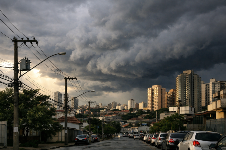 Tempo permanece nublado e com temperaturas amenas nesta quinta-feira em São Paulo