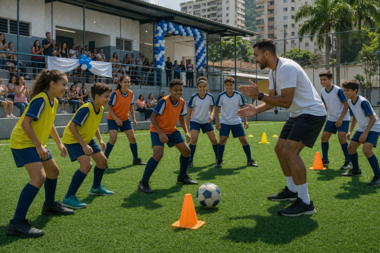 Projeto Meninos da Cantareira é inaugurado como centro de formação esportiva em Santos