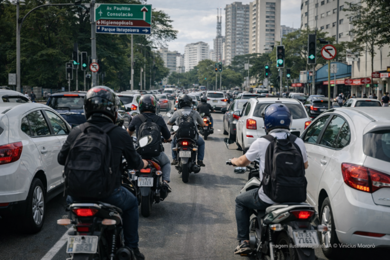Motociclistas terão prazo de dois anos para concluir curso obrigatório em São Paulo, sem aplicação de multa